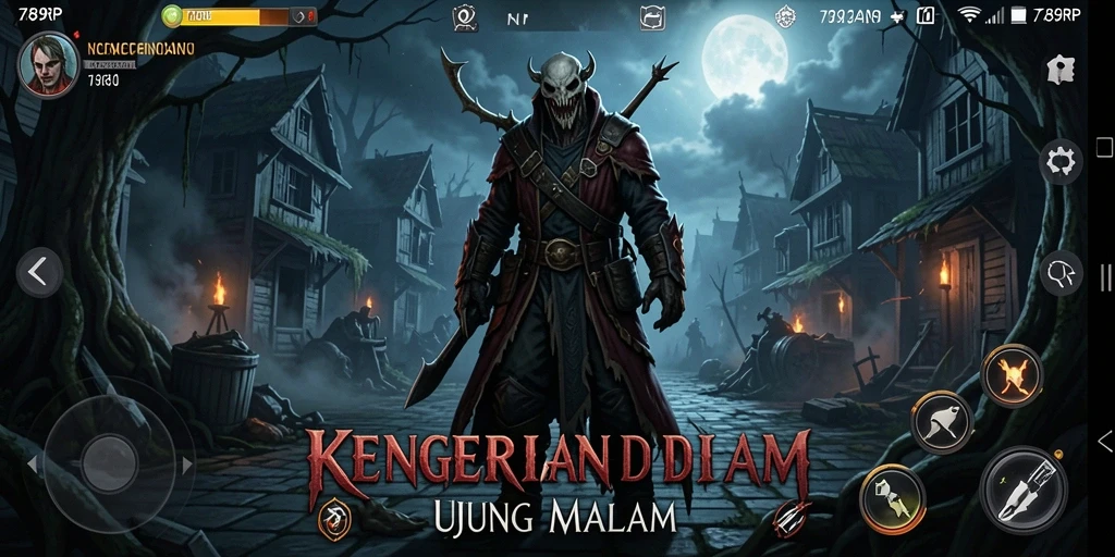 Gameplay menegangkan 789RP dengan suasana horror yang mendalam.
