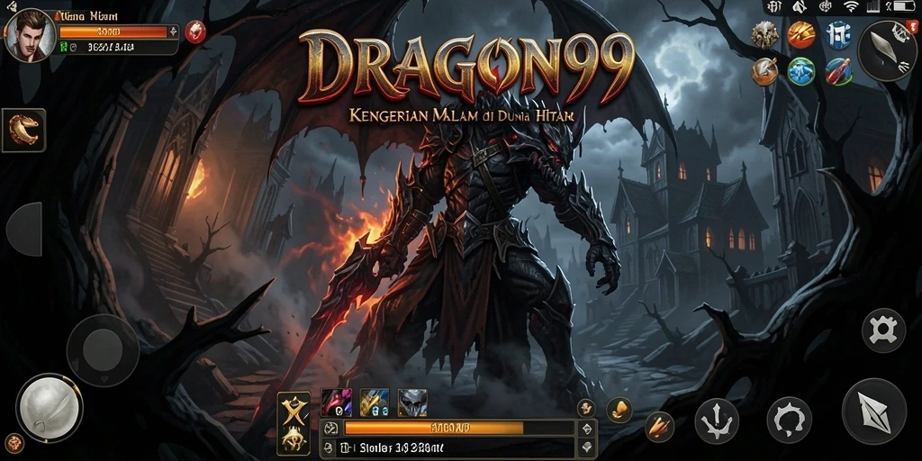 Screenshot gameplay menyeramkan dari DRAGON99 yang menarik perhatian.