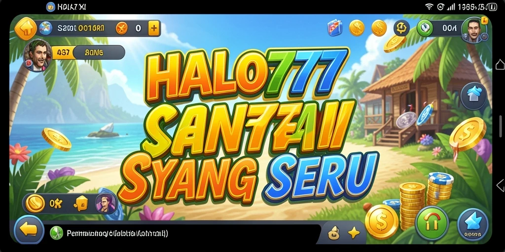 Tampilan gameplay HALO777 yang seru dan menarik.