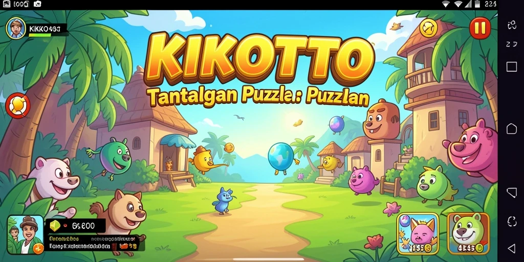 Screenshot utama KIKOTOTO menampilkan gameplay yang seru dan menantang.