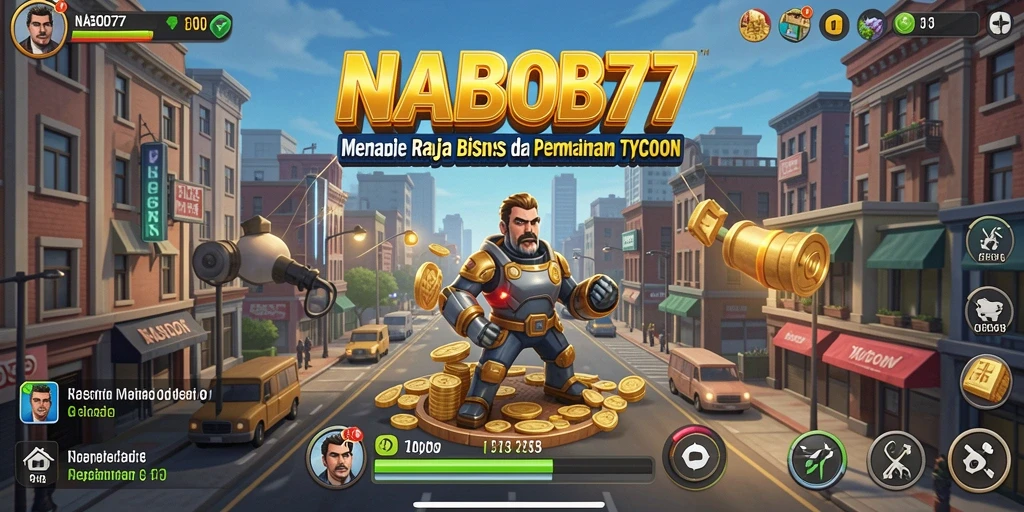 Tampilan menarik dari gameplay Tycoon NABOB77.