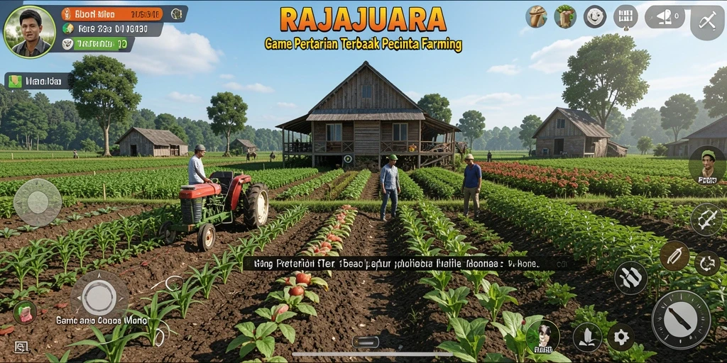 Tampilan menakjubkan dari gameplay RAJAJUARA yang penuh warna.