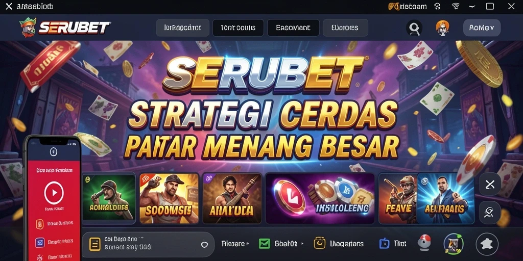 Tampilan gameplay SERUBET yang penuh strategi dan tantangan.