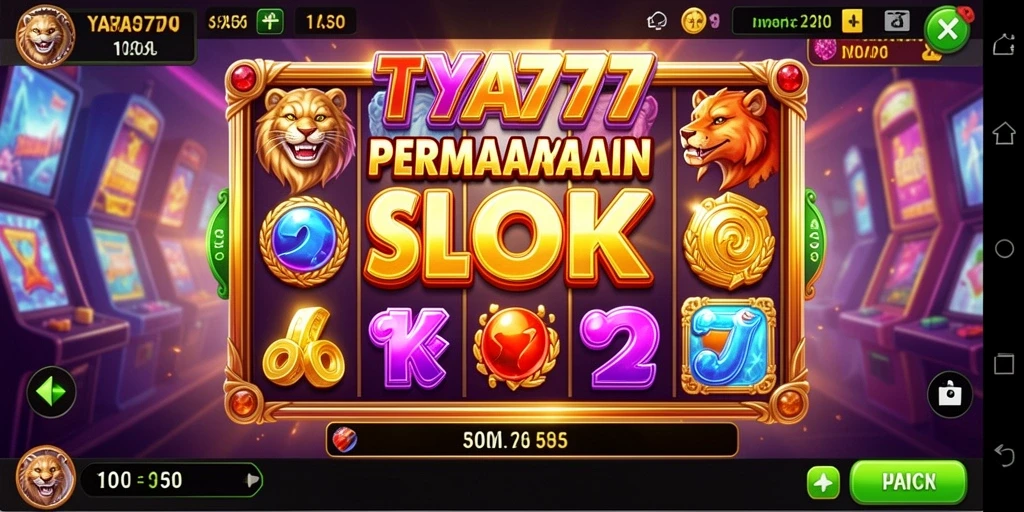 Tampilan dinamis permainan Slot TYA777 dengan banyak pilihan tema.