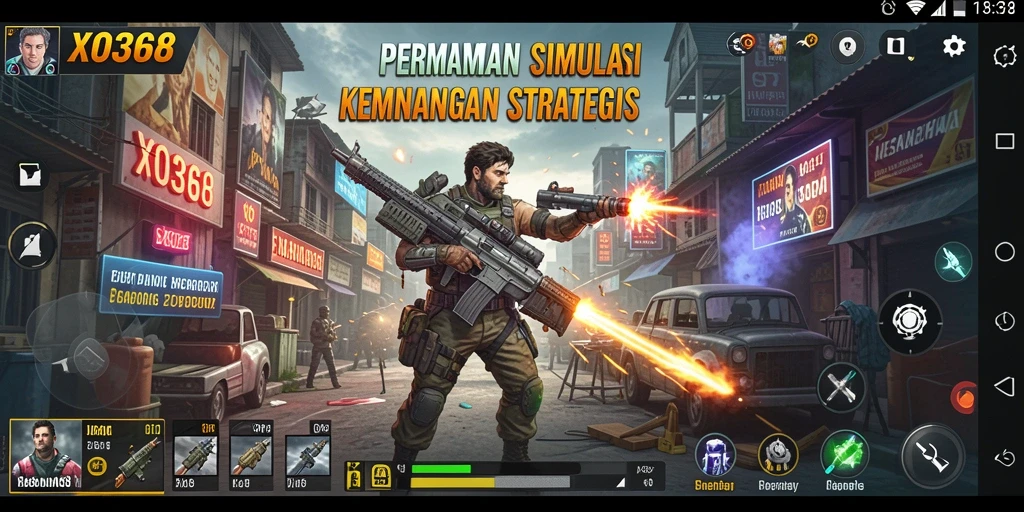 Screenshot gameplay menampilkan strategi dan manajemen yang menarik di XO368.